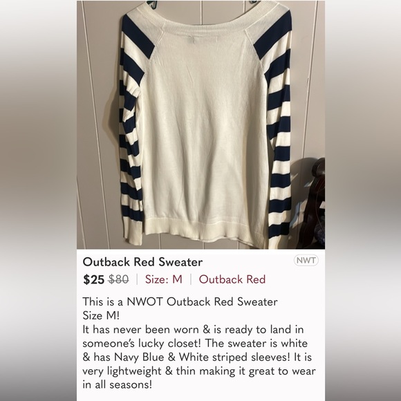 Outback Red Sweater - Picture 4 of 4